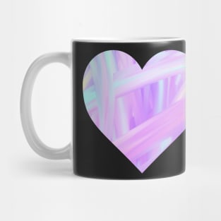 Bubblegum Forest // Abstract Digital Oil Painting Mug